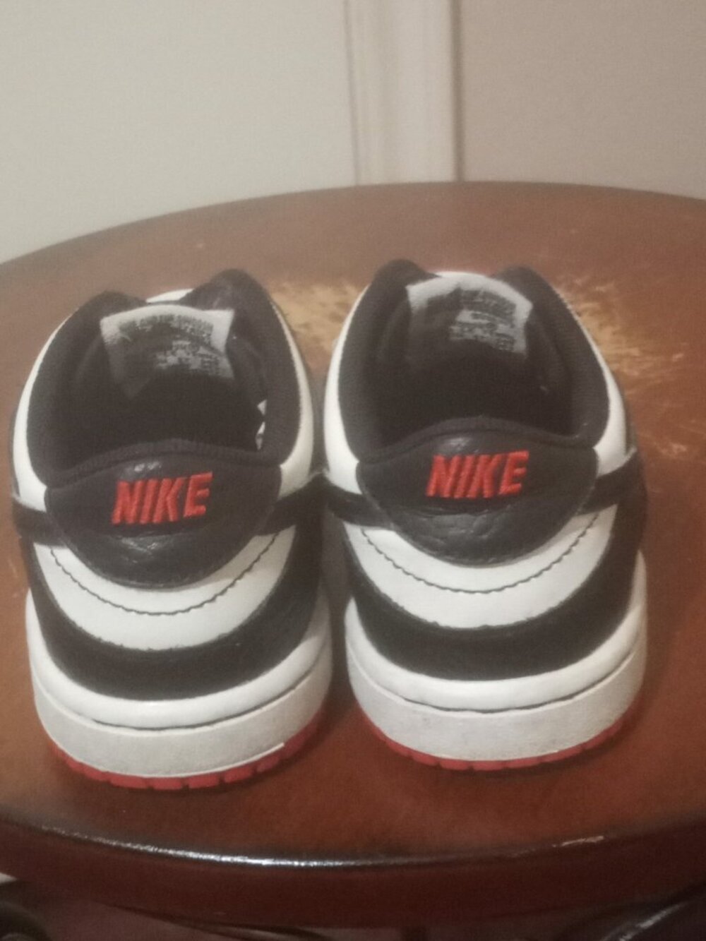 Nike Dunk Low EMB NBA 75th Anniversary Chicago (TD) 9C (DC9562-100) - Picture 10 of 13